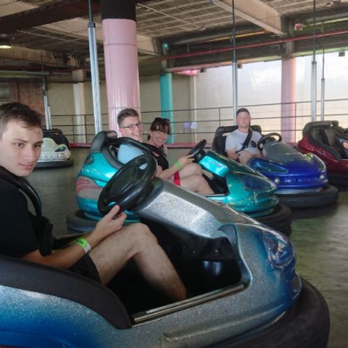 On the dodgems